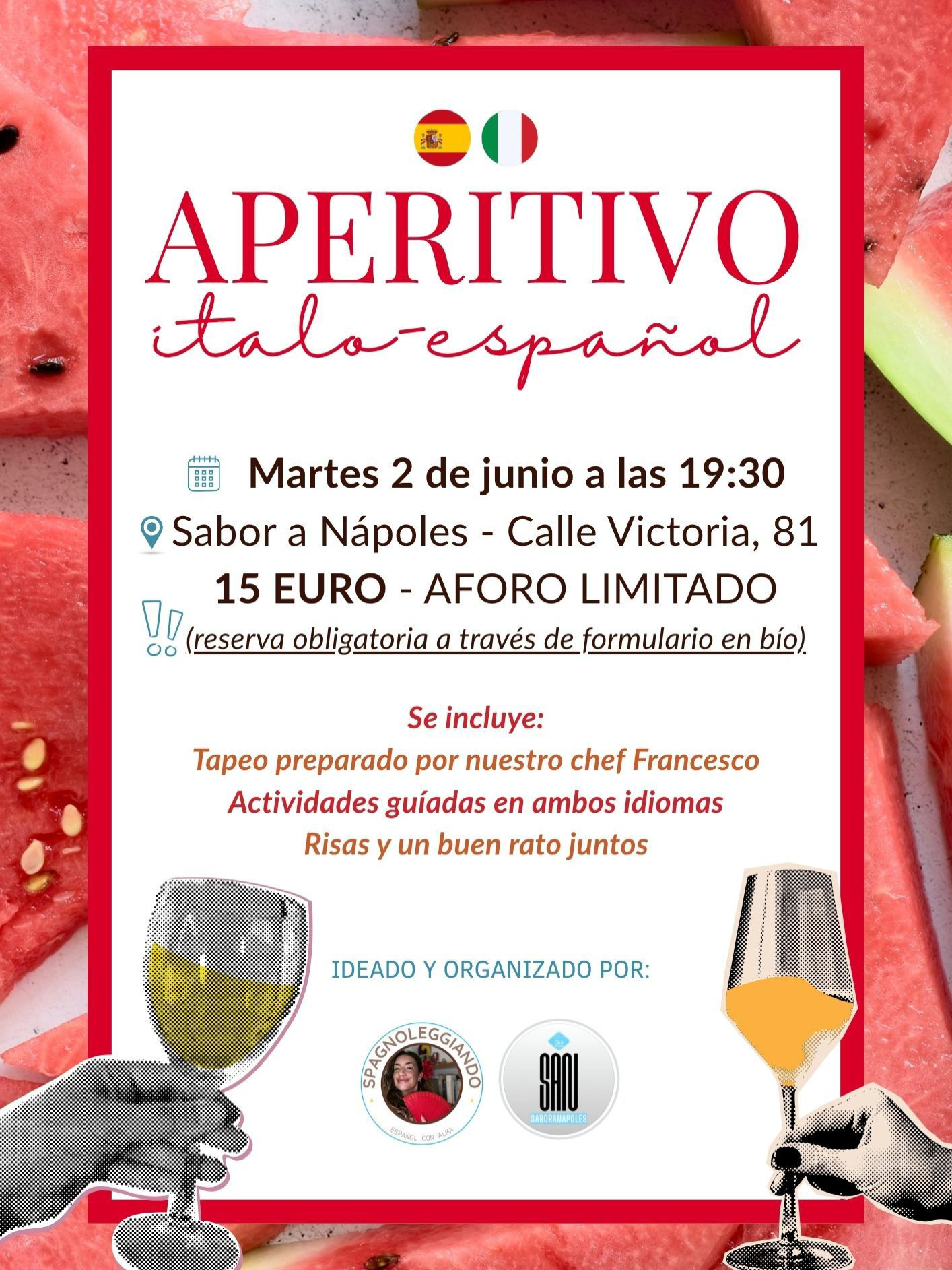 Proximo aperitivo italoespañol 2/6